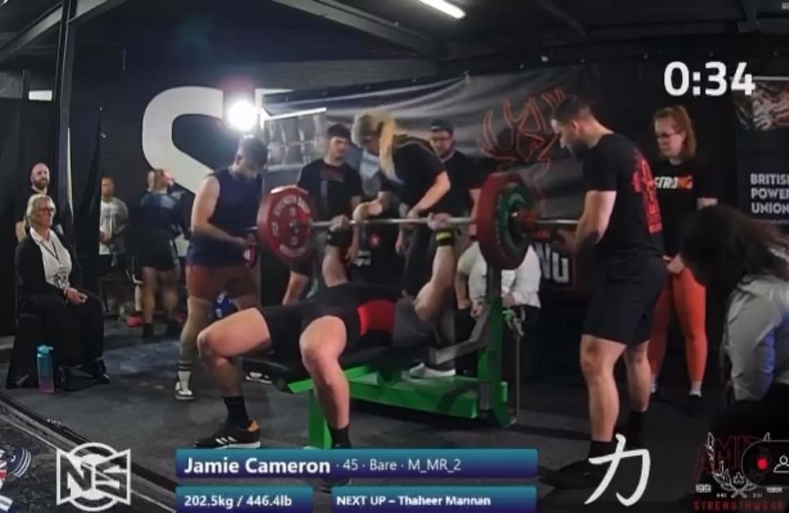 Bench press competition