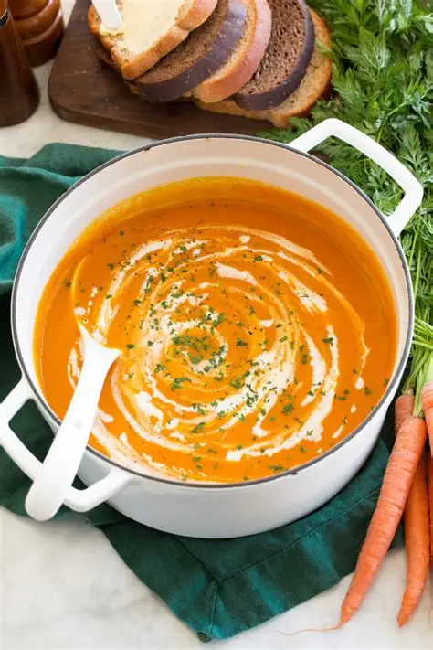 Carrot & ginger soup