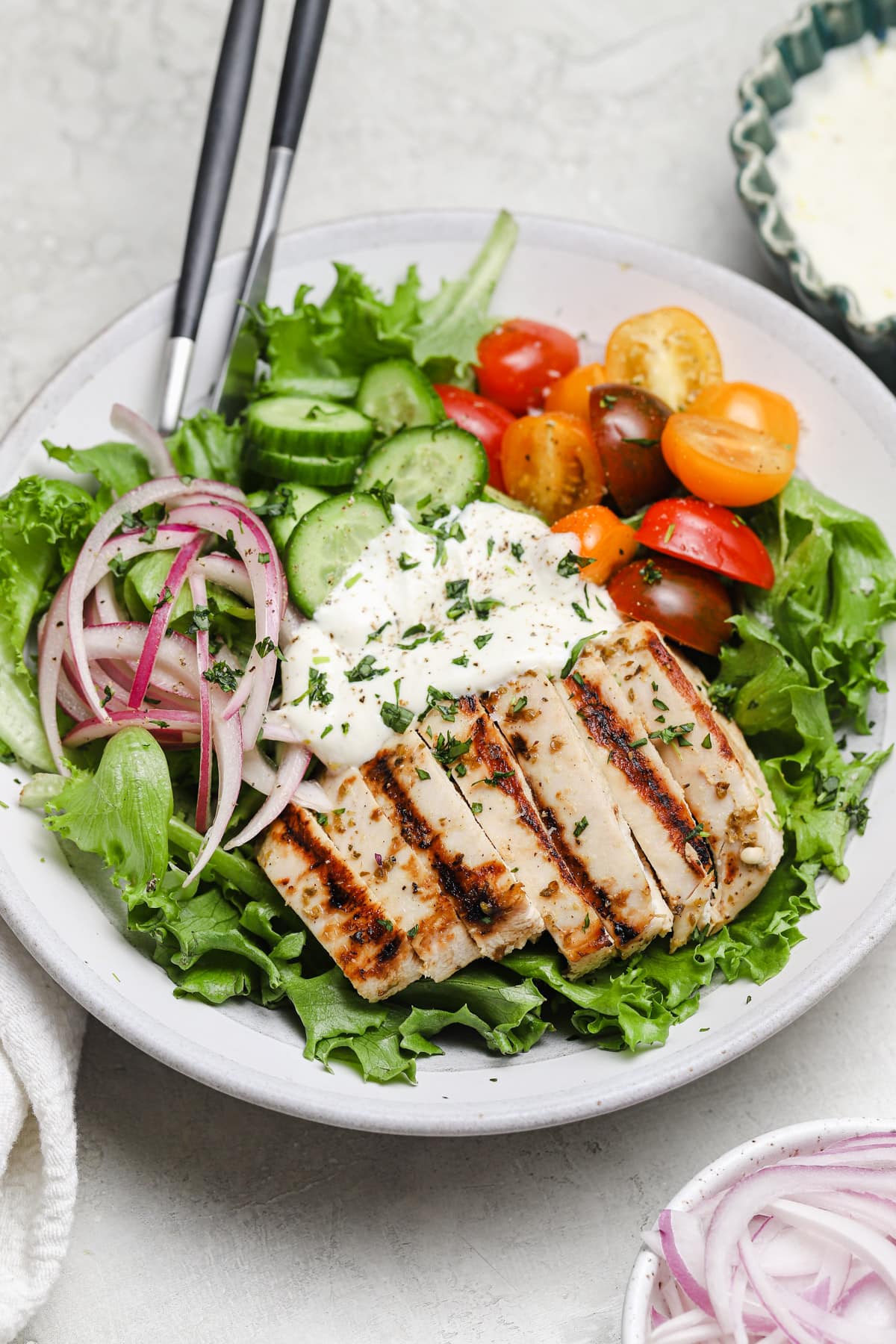 Asian chicken salad